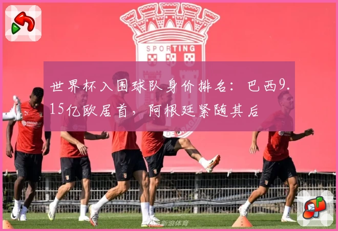 世界杯入围球队身价排名：巴西9.15亿欧居首，阿根廷紧随其后